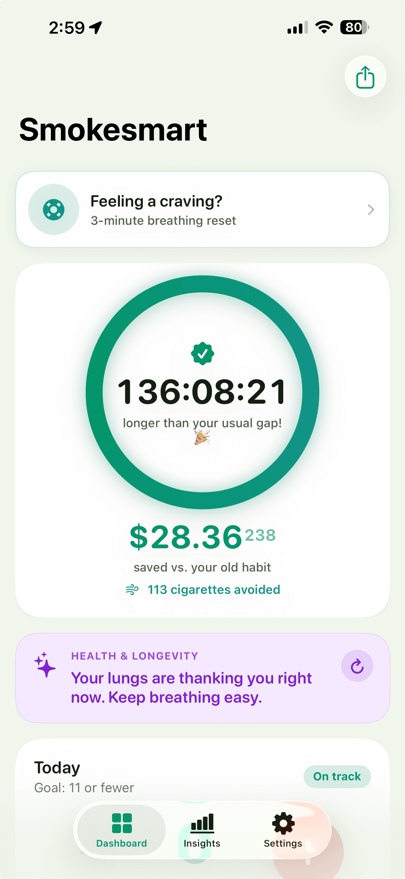 Smokesmart — screenshot 1