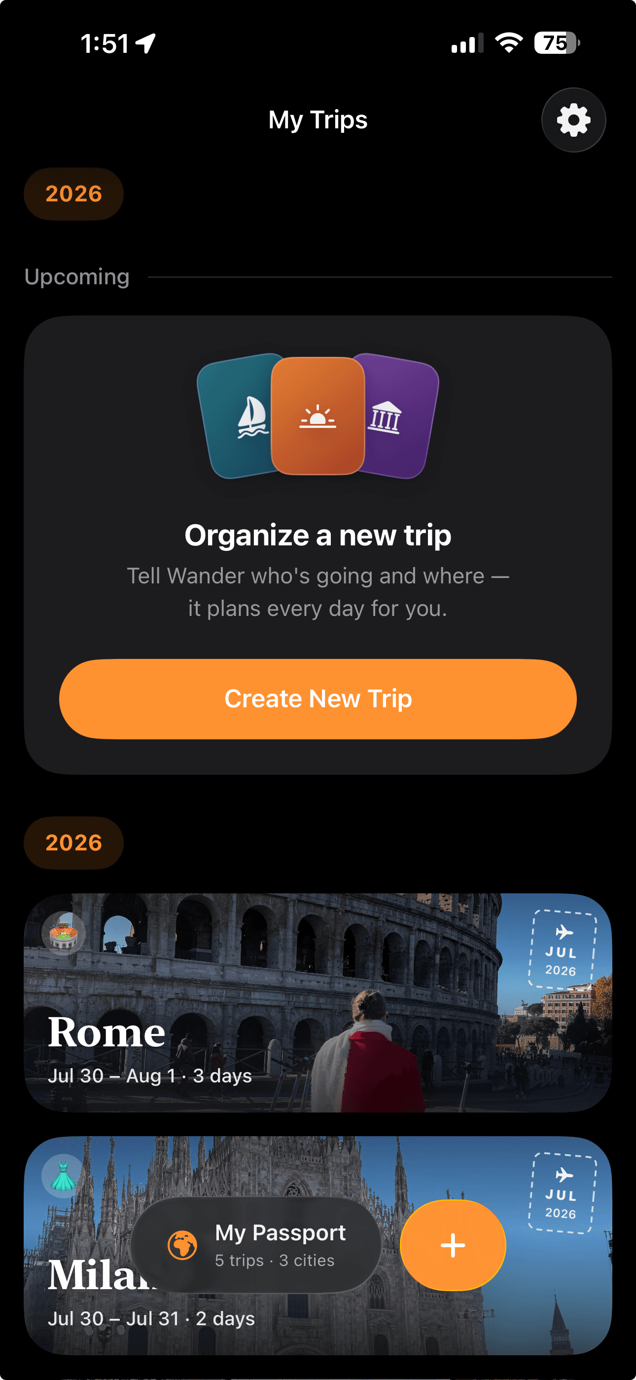 Wander — screenshot 1